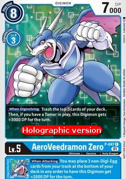 AeroVeedramon Zero (P-047) (V.2) - Promos (Promo) [P-P-047]