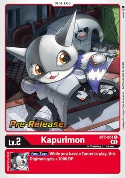 Kapurimon (BT7-001) - Promos: Next Adventure (Uncommon) [BT-07P-BT7-001]