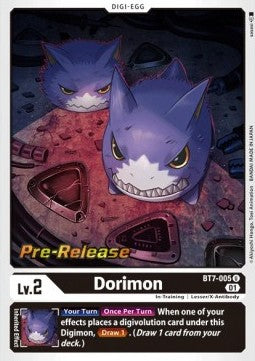 Dorimon (BT7-005) - Promos: Next Adventure (Uncommon) [BT-07P-BT7-005]