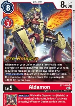 Aldamon (BT7-014) - Promos: Next Adventure (Uncommon) [BT-07P-BT7-014]
