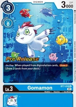 Gomamon (BT7-018) - Promos: Next Adventure (Uncommon) [BT-07P-BT7-018]