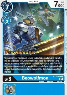 Beowolfmon (BT7-025) - Promos: Next Adventure (Uncommon) [BT-07P-BT7-025]