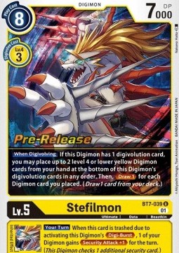 Stefilmon (BT7-039) - Promos: Next Adventure (Uncommon) [BT-07P-BT7-039]