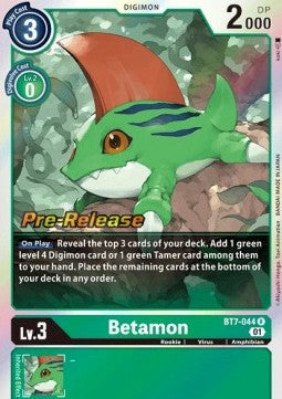 Betamon (BT7-044) - Promos: Next Adventure (Rare) [BT-07P-BT7-044]