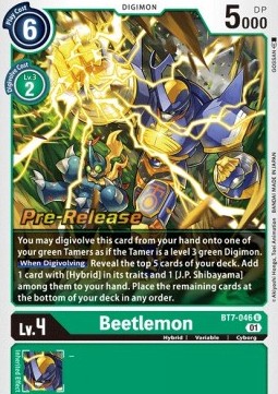 Beetlemon (BT7-046) - Promos: Next Adventure (Uncommon) [BT-07P-BT7-046]