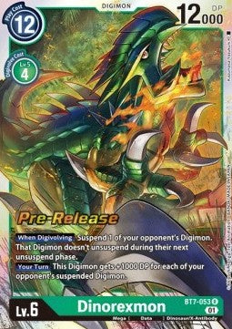 Dinorexmon (BT7-053) - Promos: Next Adventure (Rare) [BT-07P-BT7-053]