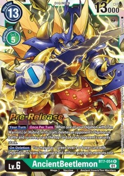 AncientBeetlemon (BT7-054) - Promos: Next Adventure (Rare) [BT-07P-BT7-054]