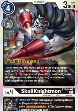 SkullKnightmon (BT7-058) - Promos: Next Adventure (Rare) [BT-07P-BT7-058]