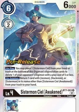 Sistermon Ciel (Awakened) (BT7-083) - Promos: Next Adventure (Rare) [BT-07P-BT7-083]