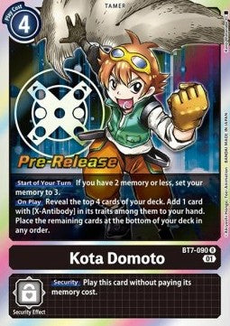Kota Domoto (BT7-090) - Promos: Next Adventure (Rare) [BT-07P-BT7-090]