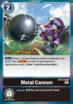 Metal Cannon (BT7-104) - Promos: Next Adventure (Rare) [BT-07P-BT7-104]