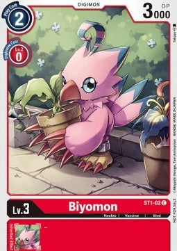 Biyomon (ST1-02) - Official Tournament Pack Events (Alternative Art) [OTPE-ST1-02]