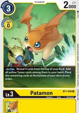 Patamon (BT1-048) - Official Tournament Pack Events (Alternative Art) [OTPE-BT1-048]