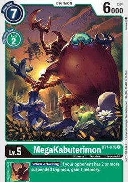 MegaKabuterimon (BT1-076) - Official Tournament Pack Events (Alternative Art) [OTPE-BT1-076]