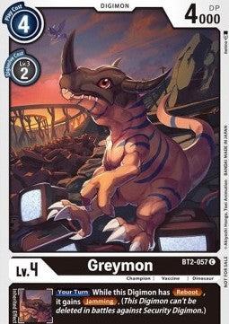 Greymon (BT2-057) - Official Tournament Pack Events (Alternative Art) [OTPE-BT2-057]
