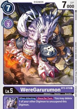WereGarurumon (BT2-078) - Official Tournament Pack Events (Alternative Art) [OTPE-BT2-078]
