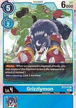 Grizzlymon (ST2-07) - Official Tournament Pack Events (Alternative Art) [OTPE-ST2-07]