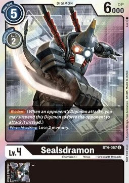 Sealsdramon (BT4-067) - Event Pack (Alternative Art) [EP1-BT4-067]