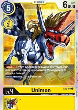Unimon (ST3-07) - Event Pack (Alternative Art) [EP1-ST3-07]