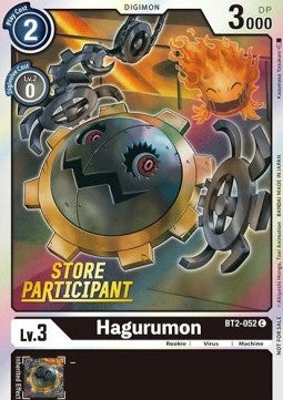 Hagurumon (BT2-052) (V.1) - Store Championships Promos (Alternative Art) [SCP-BT2-052]