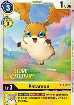 Patamon (ST3-04) (V.1) - Store Championships Promos (Alternative Art) [SCP-ST3-04]