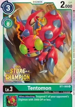Tentomon (BT1-066) (V.2) - Store Championships Promos (Alternative Art) [SCP-BT1-066]