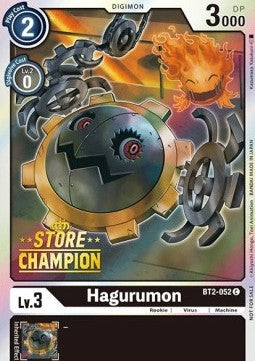 Hagurumon (BT2-052) (V.2) - Store Championships Promos (Alternative Art) [SCP-BT2-052]