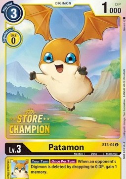 Patamon (ST3-04) (V.2) - Store Championships Promos (Alternative Art) [SCP-ST3-04]