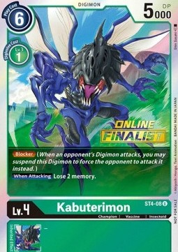 Kabuterimon (ST4-08) (V.2) - Online Regional Promos (Alternative Art) [ORP-ST4-08]