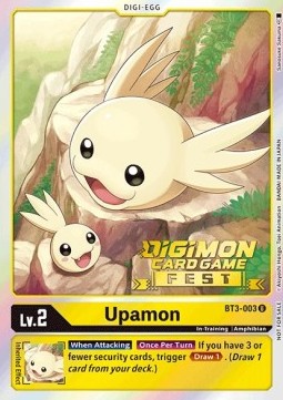 Upamon (BT3-003) - Digimon Card Game Fest (Uncommon) [DCGF-BT3-003]