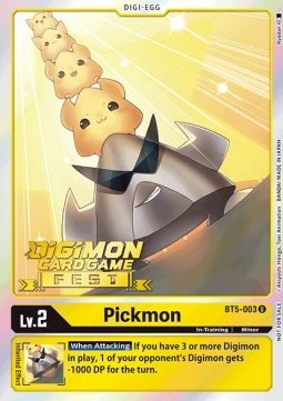 Pickmon (BT5-003) - Digimon Card Game Fest (Uncommon) [DCGF-BT5-003]