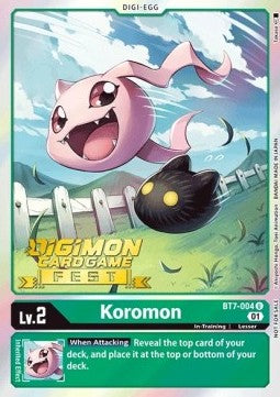 Koromon (BT7-004) - Digimon Card Game Fest (Uncommon) [DCGF-BT7-004]