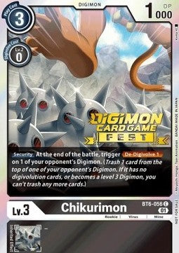 Chikurimon (BT6-056) - Digimon Card Game Fest (Common) [DCGF-BT6-056]