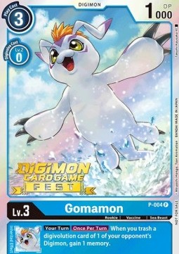 Gomamon (P-004) (V.2) - Promos (Promo) [P-P-004]