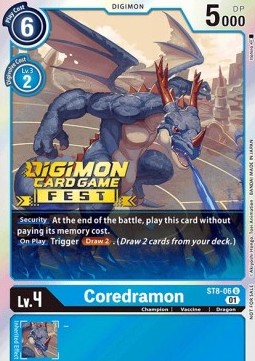 Coredramon (ST8-06) - Digimon Card Game Fest (Uncommon) [DCGF-ST8-06]