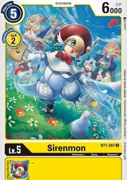Sirenmon (BT1-057) - Official Tournament Pack Events (Alternative Art) [OTPE-BT1-057]