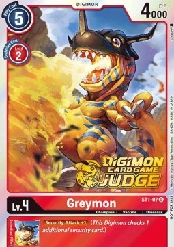 Greymon (ST1-07) - Judge Promos (Uncommon) [JP-ST1-07]