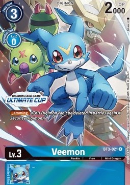 Veemon (BT3-021) - Special Tournament Promos (Alternative Art) [STP-BT3-021]