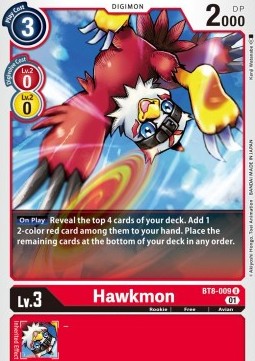 Hawkmon (BT8-009) (V.1) - New Awakening (Uncommon) [BT-08-009]
