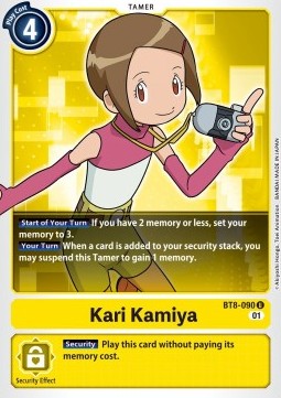 Kari Kamiya (BT8-090) - New Awakening (Uncommon) [BT-08-090]