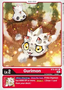 Gurimon (BT8-001) - New Awakening (Uncommon) [BT-08-001]