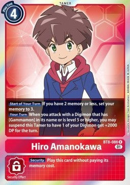Hiro Amanokawa (BT8-086) - New Awakening (Rare) [BT-08-086]