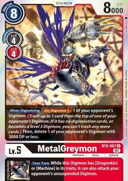 MetalGreymon (BT8-067) - New Awakening (Rare) [BT-08-067]
