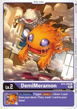 DemiMeramon (BT3-006) - Official Tournament Pack Events (Alternative Art) [OTPE-BT3-006]