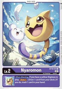 Nyaromon (ST10-01) - Starter Deck: Parallel World Tactician (Uncommon) [ST-10-01]