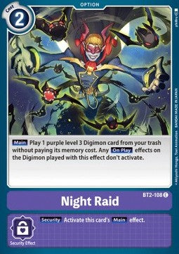 Night Raid (BT2-108) - Starter Deck: Parallel World Tactician (Common) [ST-10-BT2-108]