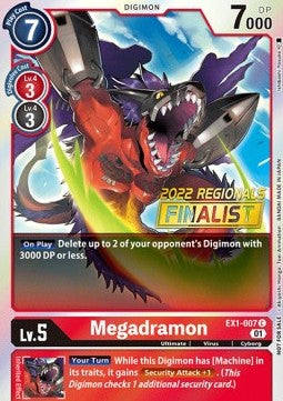 Megadramon (EX1-007) (V.2) - Championship 2022 Promos (Alternative Art) [CP22-EX1-007]