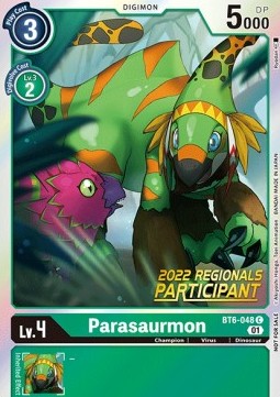 Parasaurmon (BT6-048) (V.1) - Championship 2022 Promos (Alternative Art) [CP22-BT6-048]