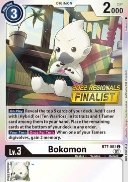 Bokomon (BT7-081) (V.2) - Championship 2022 Promos (Alternative Art) [CP22-BT7-081]