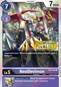 NeoDevimon (BT4-084) (V.2) - Championship 2022 Promos (Alternative Art) [CP22-BT4-084]